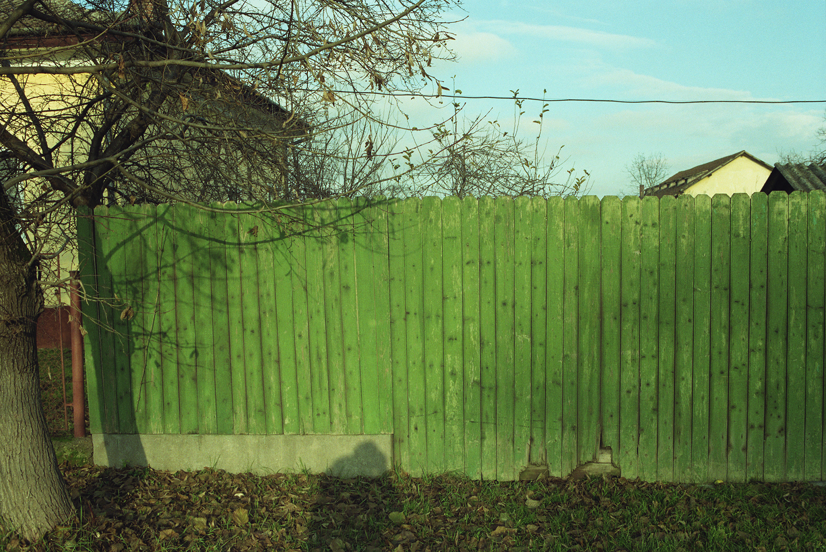 Ovidiu Gordan art photography Romanian familiar place green fence 
